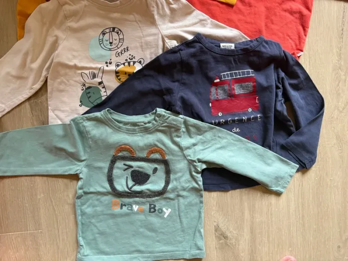 Lot de 7 tee shirt 24 mois - photo numéro 2