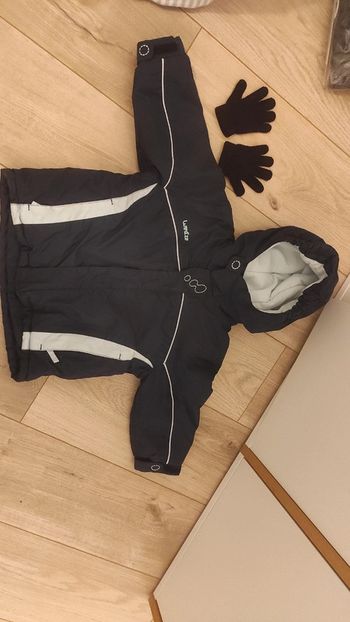 Manteau  + petit gant laine