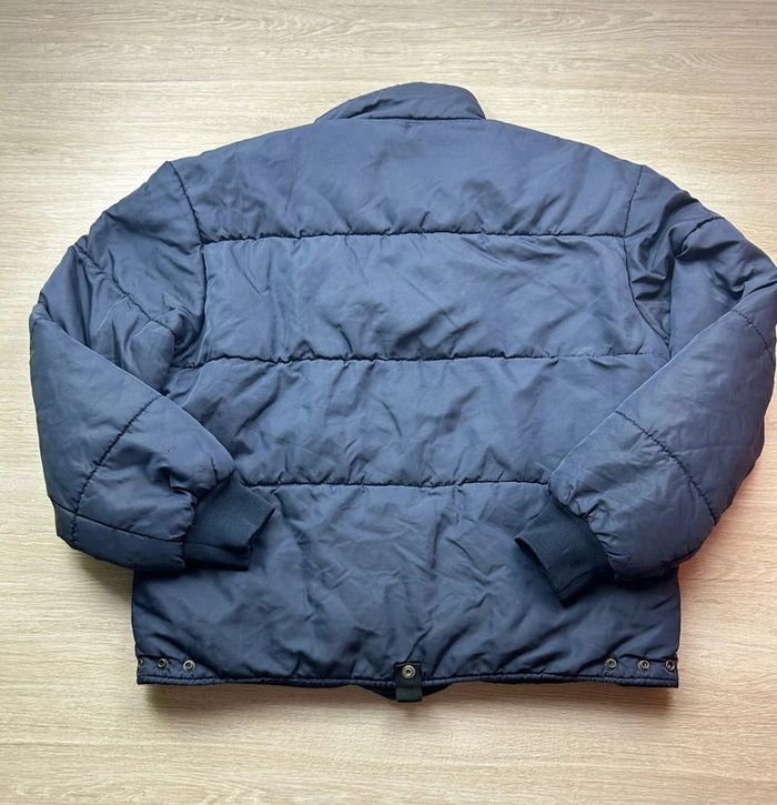 Doudoune vintage Levi’s noire brodée – Made in Italy – Taille M - photo numéro 2
