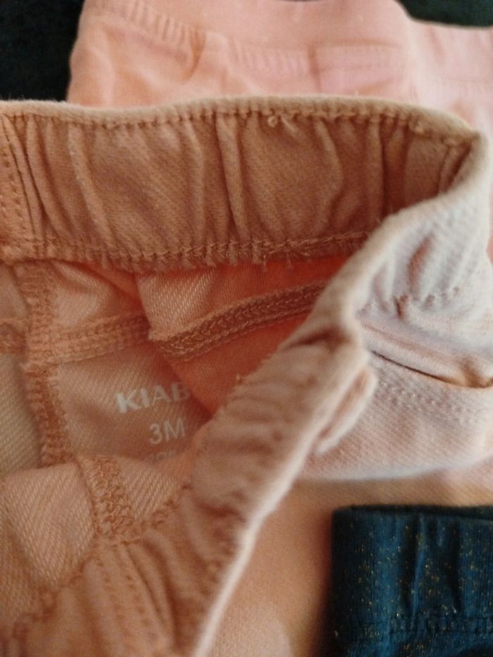 Lot 4 pantalons - 3 mois - photo numéro 3
