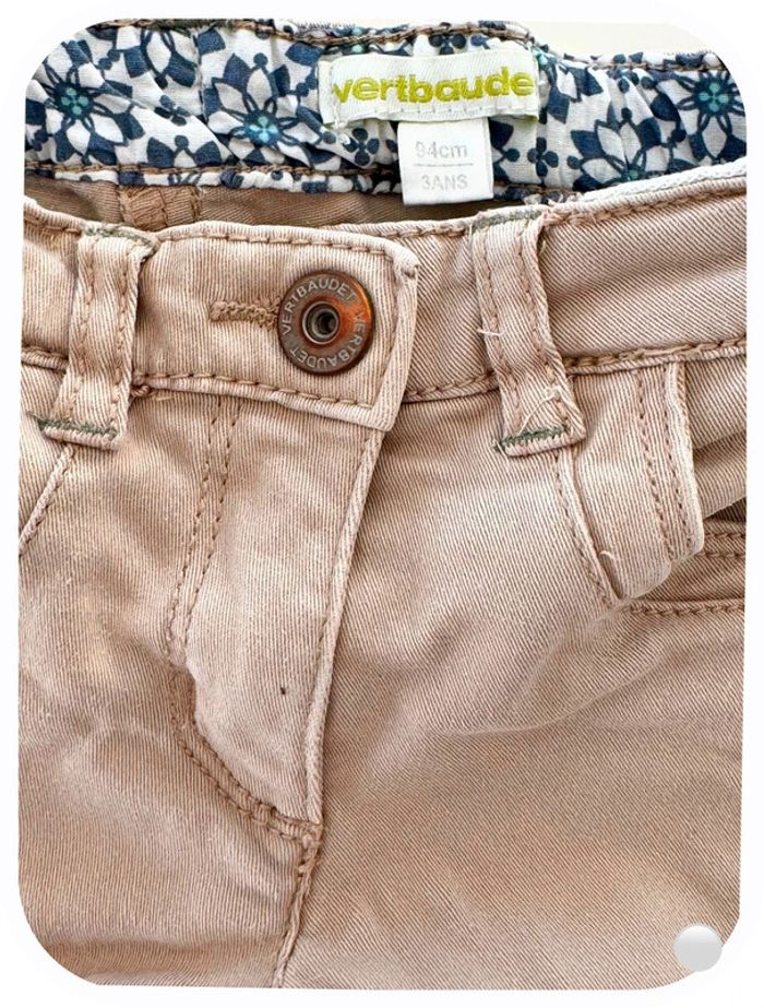 Short beige Vertbaudet Taille 3 ans - photo numéro 2