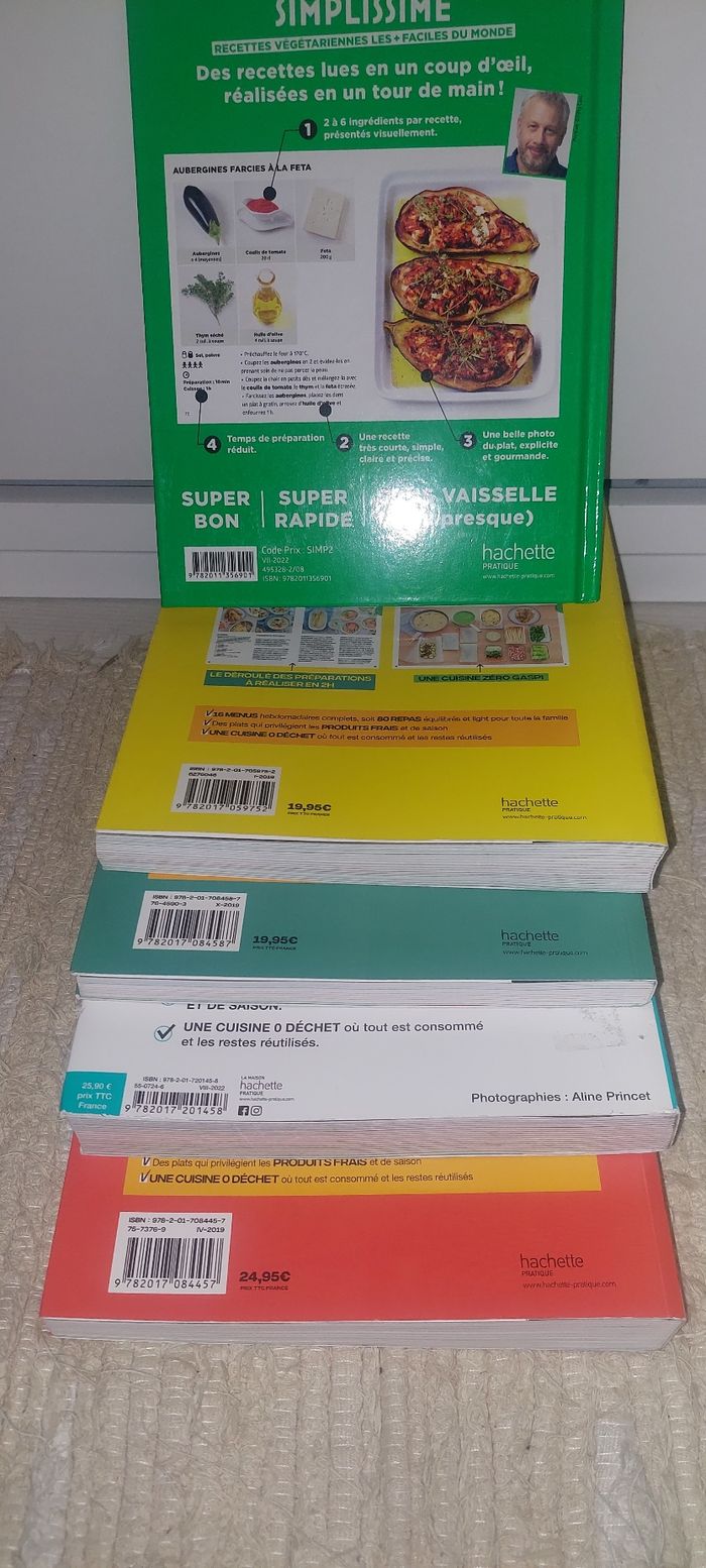 Lot de 5 livres de cuisine en 1
heure
et en 2 heures - photo numéro 7