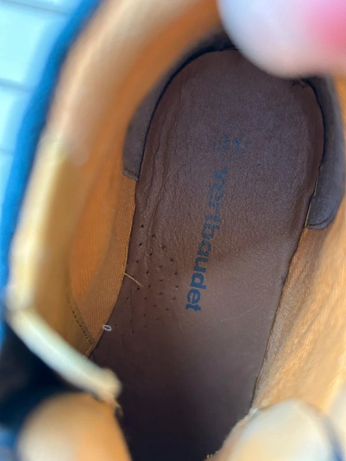 Baskets montantes cuir à lacets et fermeture éclair garçon verbaudet - photo numéro 7