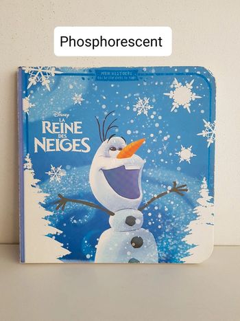 Livre Disney La Reine des neiges, mon histoire qui brille dans le noir Olaf