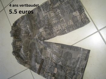 lot de 12 shorts bermuda okaidi vertbaudet tao 4 ans