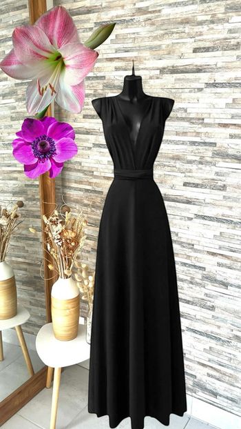 Robe longue noire 🌺