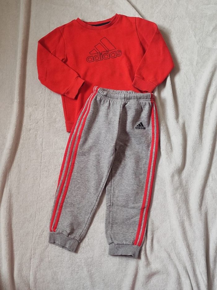 Ensemble gris orange 2-3ans - photo numéro 2