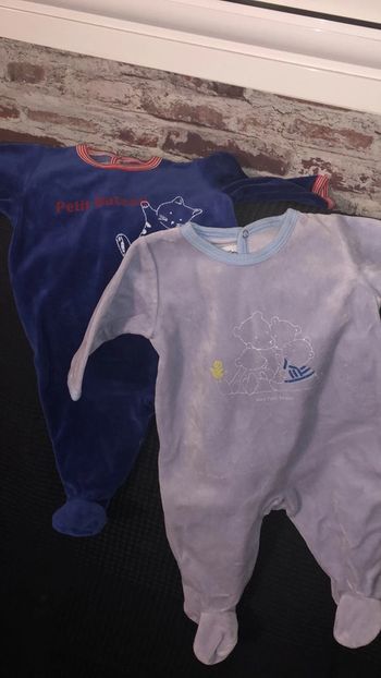 Lot de 2 pyjamas Petit Bateau