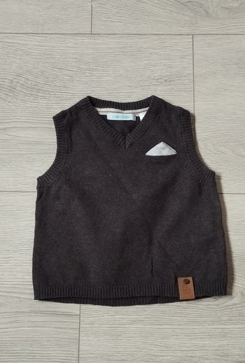 Pull sans manche garçon 9 mois obaibi 