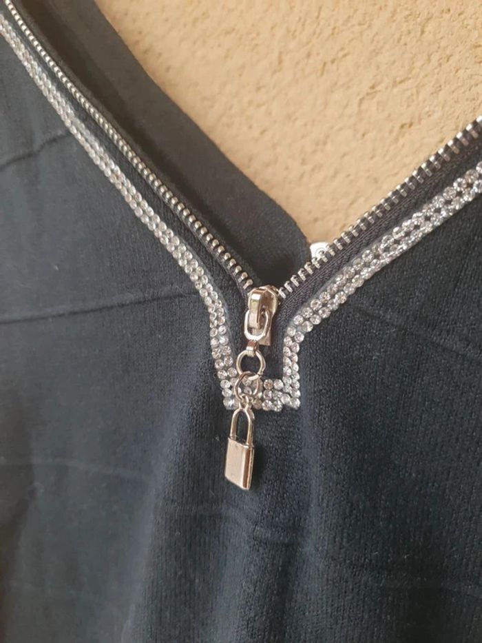 Robe cadenas et strass - Taille S - photo numéro 2