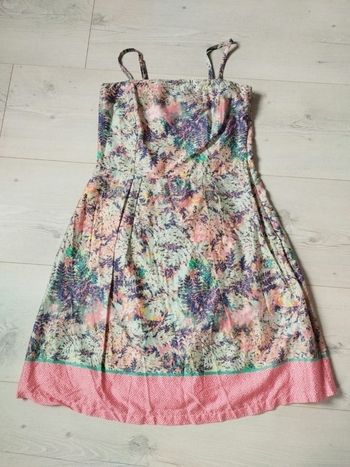 Robe à bretelles camaïeu