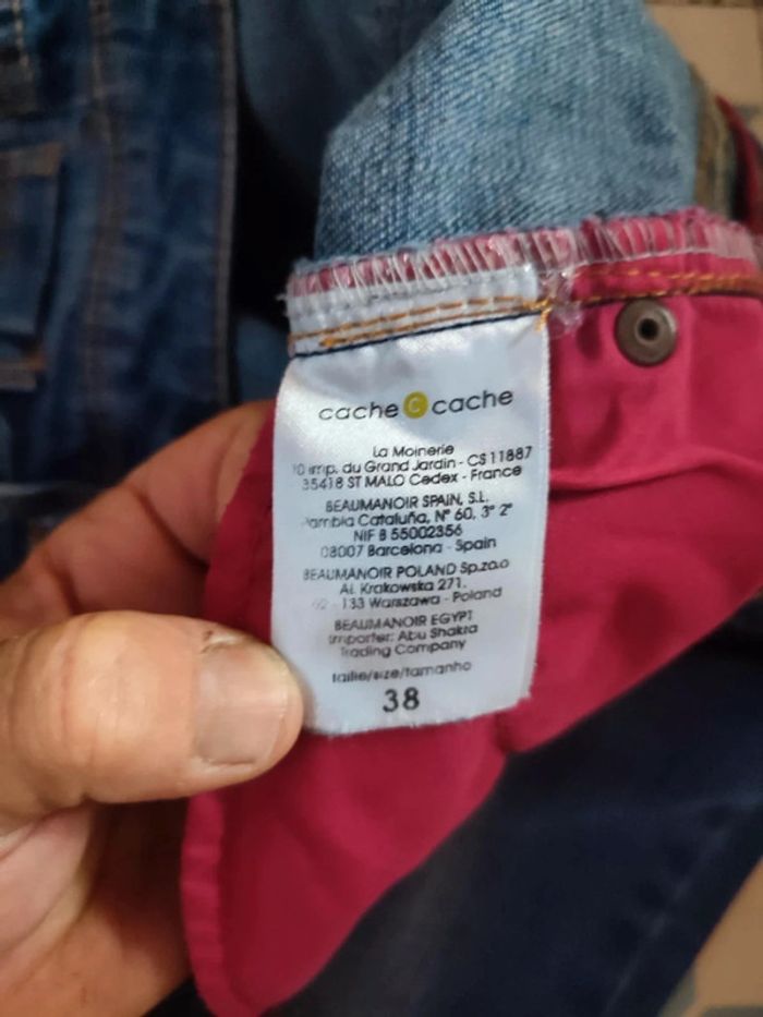 Jean droit Cache Cache taille 38 - photo numéro 5