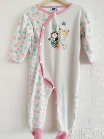 Pyjama en velours - mots d'enfants