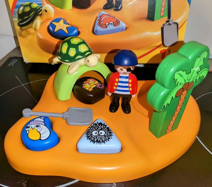 Playmobil ref 9119 playmobil 1 2 3 île de pirate - photo numéro 2