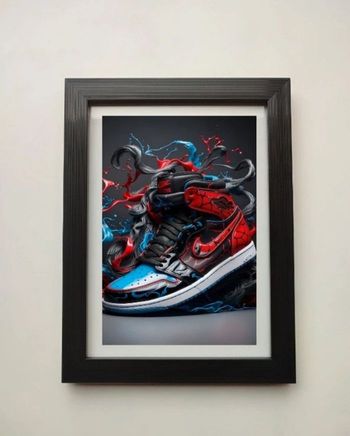 Cadre photo avec une photo de Nike 