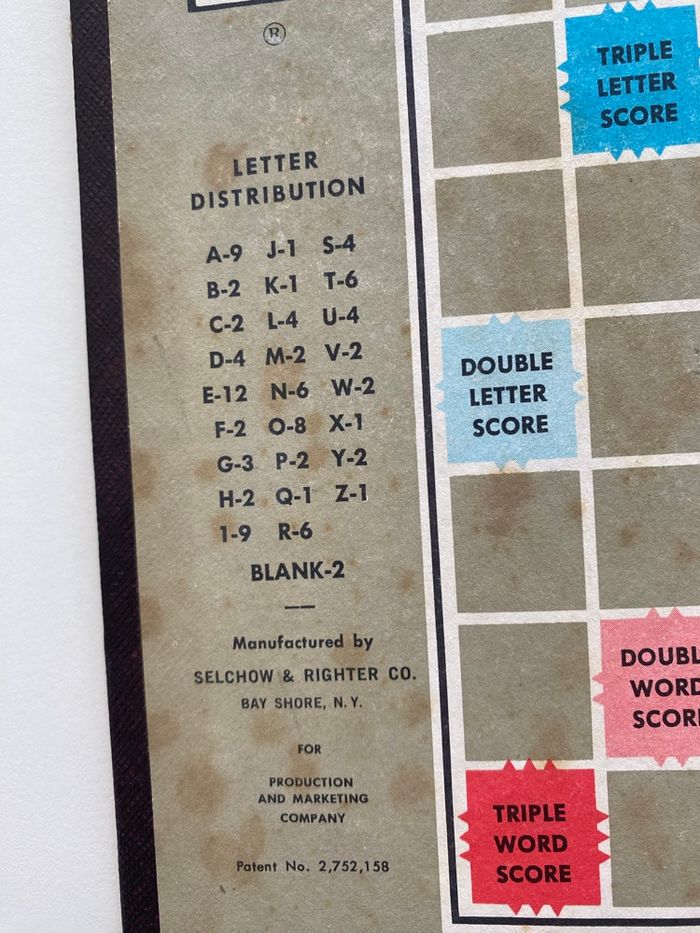 Scrabble Vintage en Américain - photo numéro 5