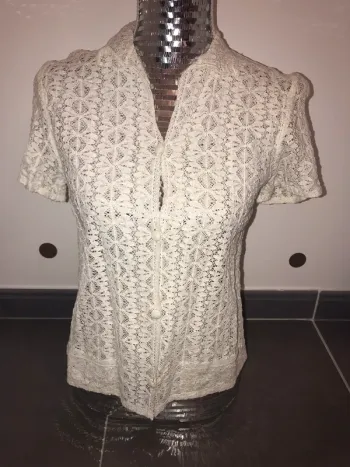 Chemisier dentelle taille M