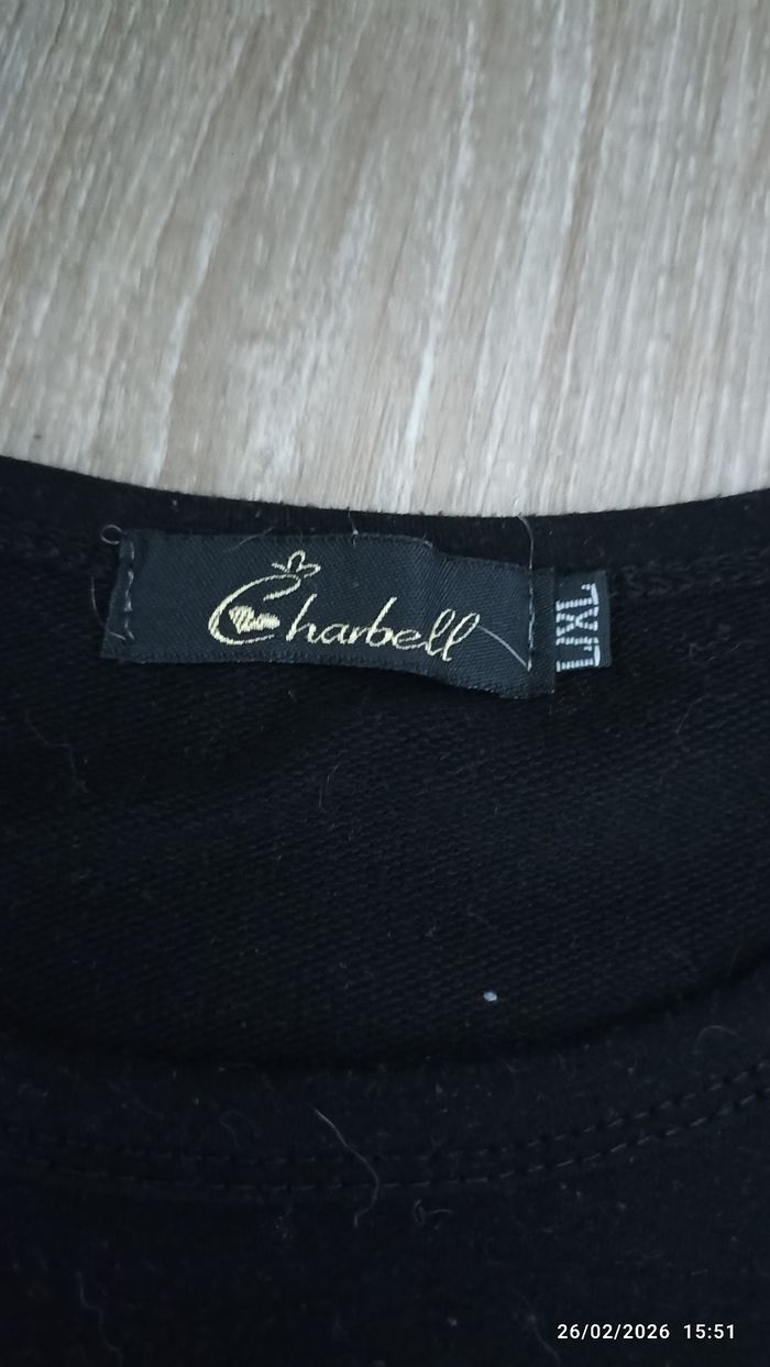 Haut manche longue noir L - photo numéro 2