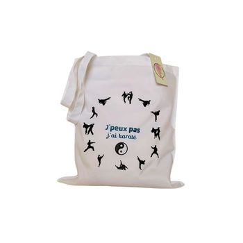 Sac personnalisable « j’peux pas j’ai karaté »