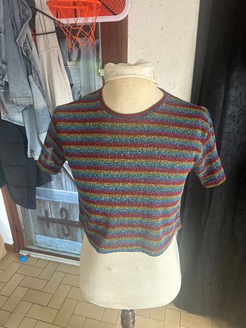 Crop top coloré Shein