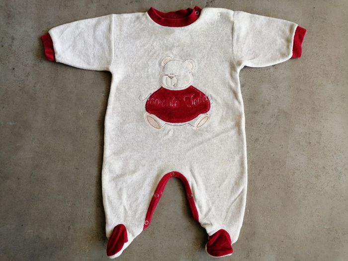 Grenouillère 3 mois 3 pommes