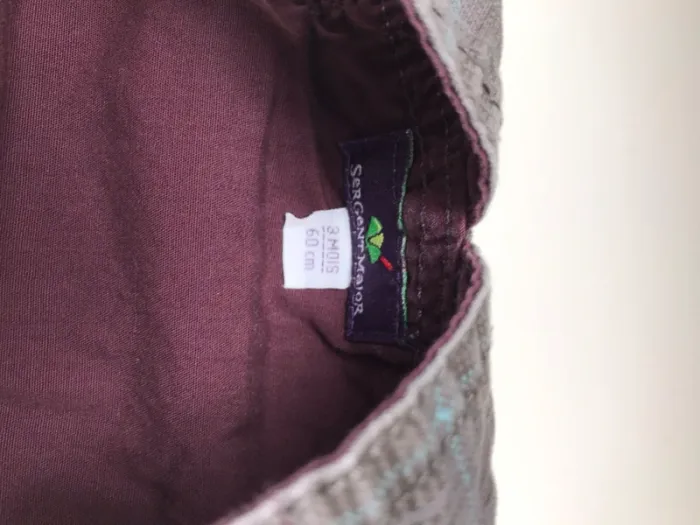 Lot salopette fourrée polaire, tee-shirt chaussettes 3 mois - photo numéro 4