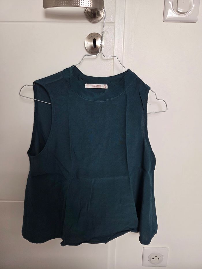 Top bleu canard Pull&bear - photo numéro 6