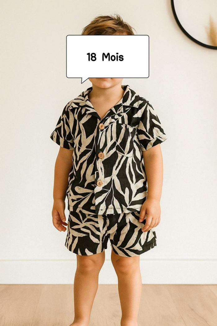 Magnifique ensemble chemise short