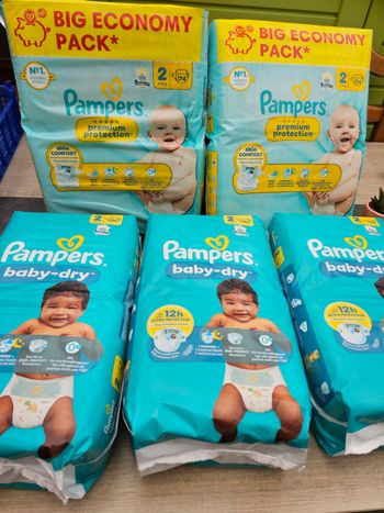 316 couches Pampers Taille 2