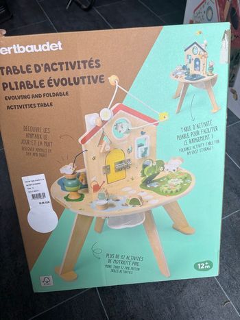 Table d'activités neuve 