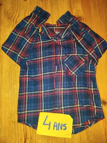 Chemise manches longues 4ans