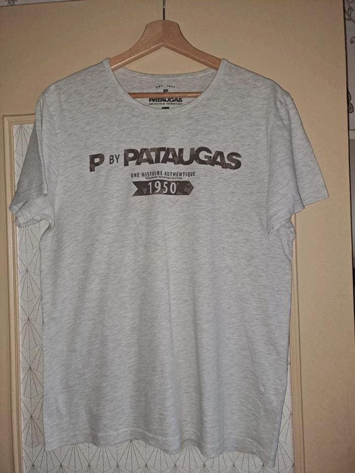 Lot de 3 T-shirts homme L avec petits défauts voir photos légère et décoloration de pliage - photo numéro 12