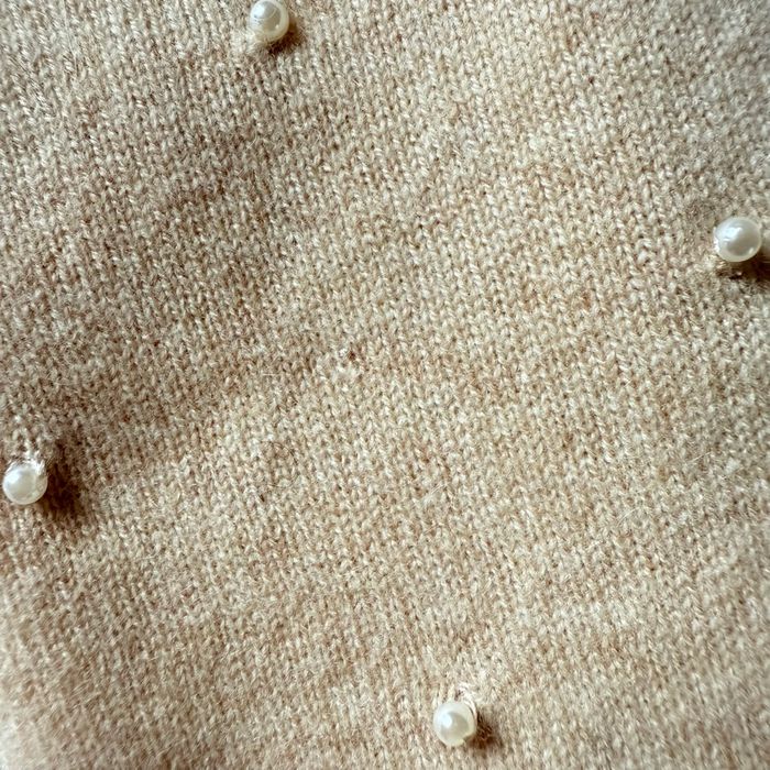 Magnifique pull Burton en cachemire avec des perles - photo numéro 10