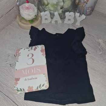 T-shirt manches courtes 3 mois kiabi