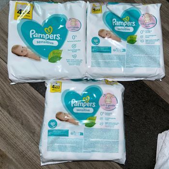Lingettes Pampers sensitive