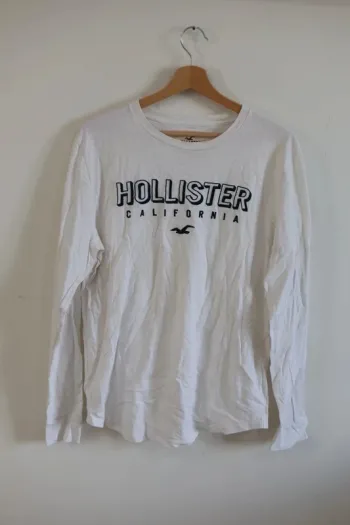 C56 t-shirt blanc Hollister M