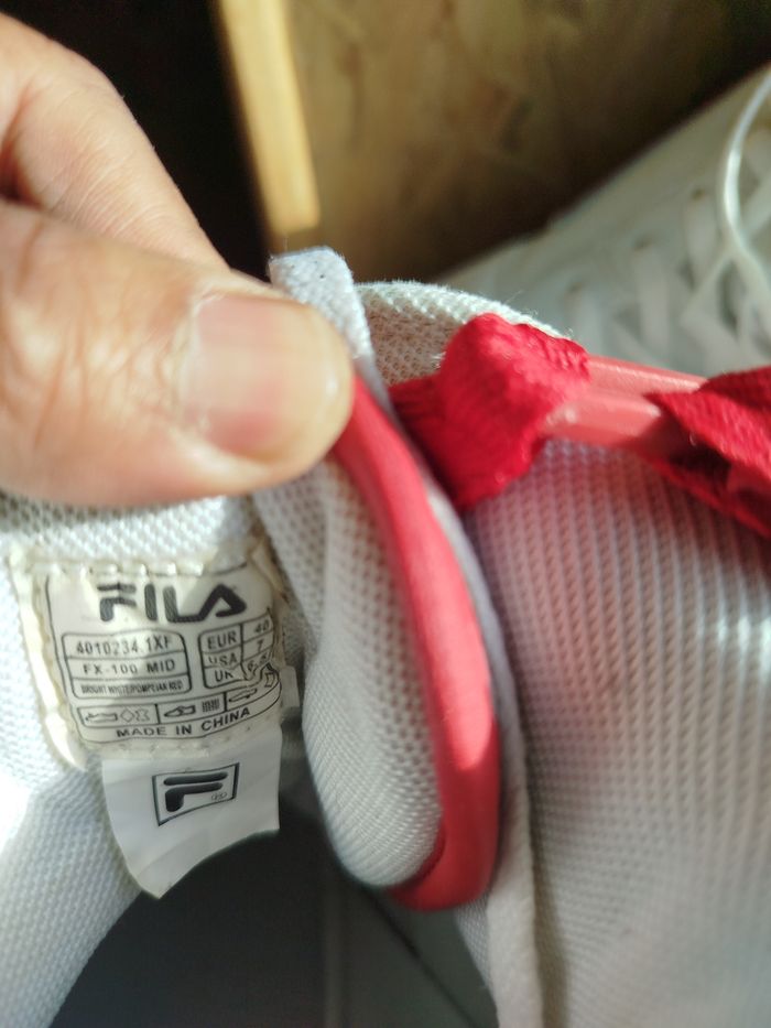 Fila basket FX -100 high original red - photo numéro 7