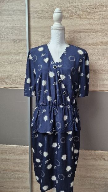 Robe vintage en soie