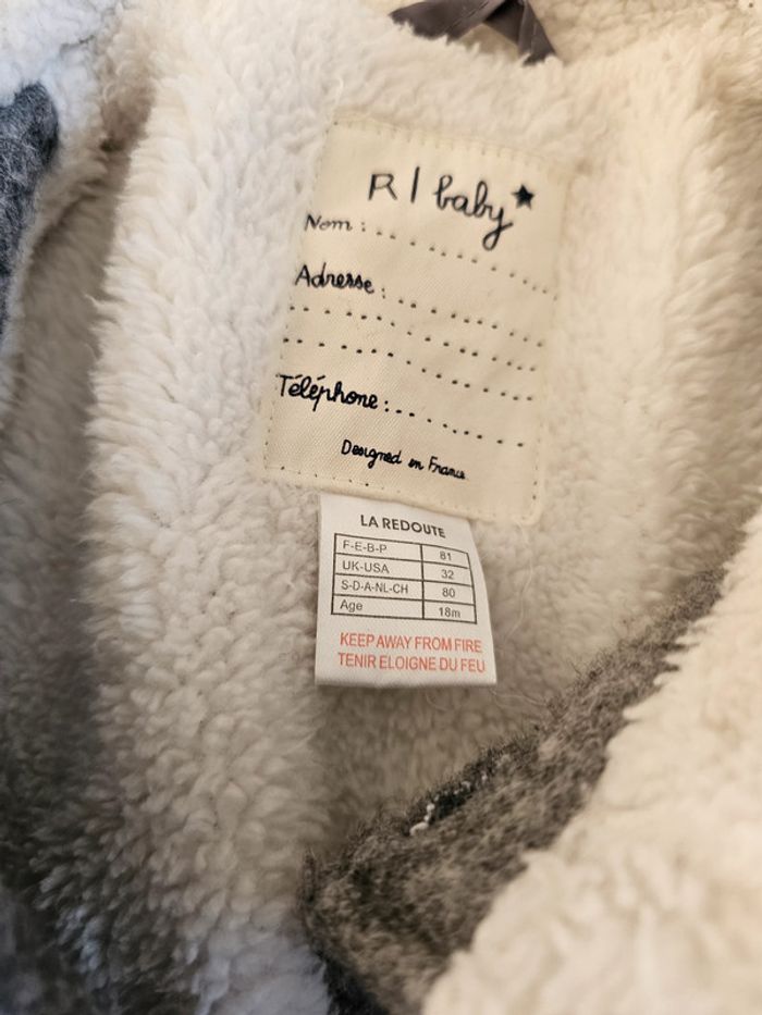 Manteau veste mi saison 18 mois sublime - photo numéro 2