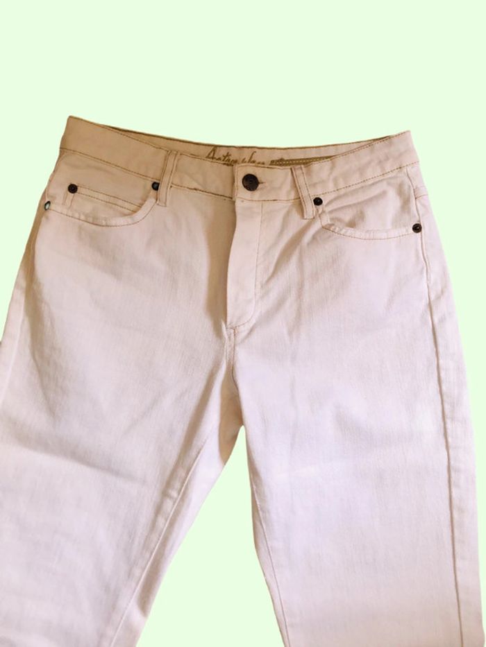 🦋Jean blanc coupe flare bootcut Y2k vintage années 2000 Active Wear white flared jean🌸 - photo numéro 7