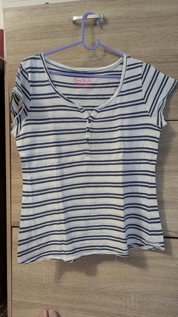 T-shirt manche courte rayures