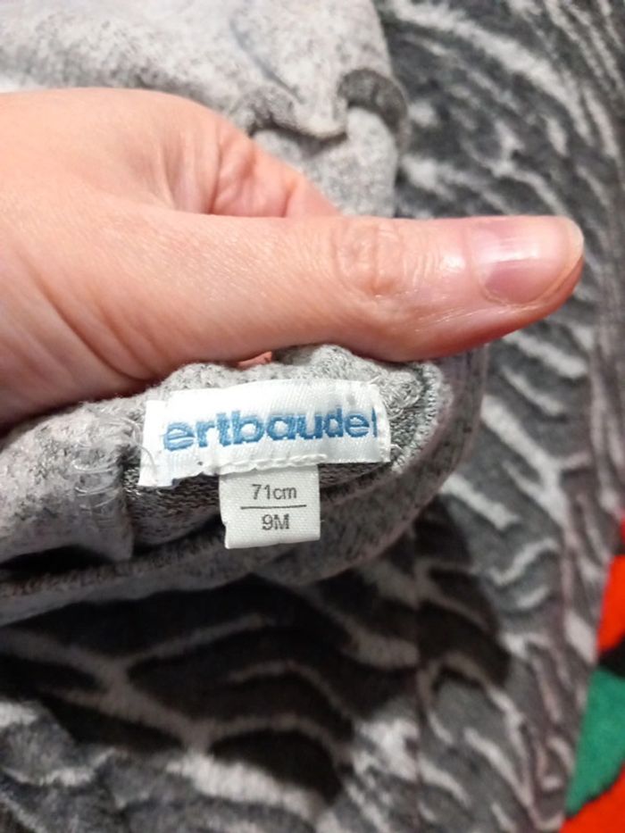 Robe tunique taille 9mois 71cm verbaudet - photo numéro 2