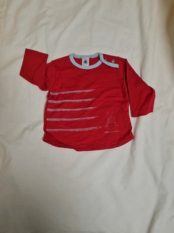 T-shirt ML 12 mois Petit Bateau
