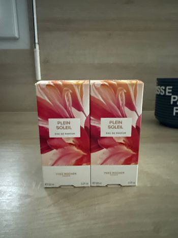 Lot 2 eau de parfum plein soleil Yves rocher neuf 