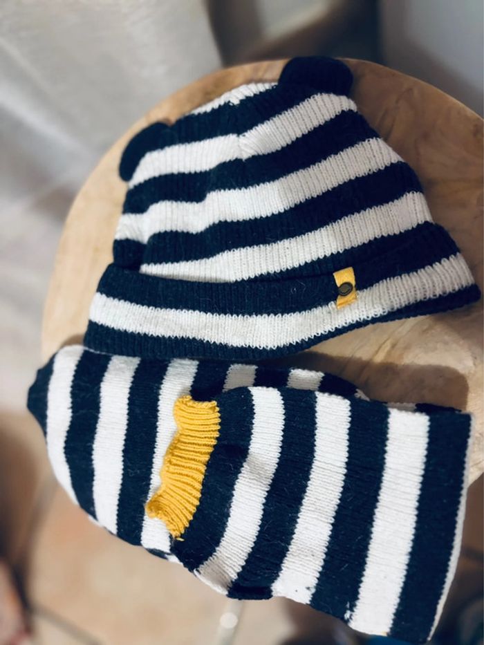 Ensemble bonnet / écharpe vertbaudet - photo numéro 3