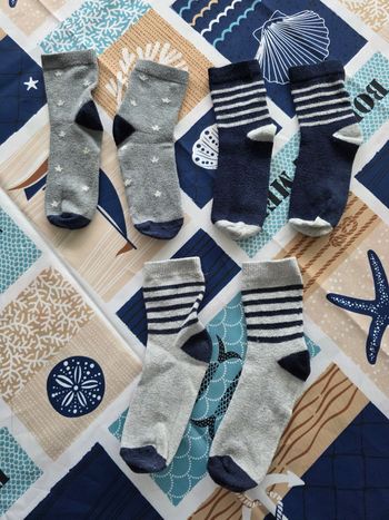 LOTS DE 3 PAIRES DE CHAUSSETTES GARÇON 👦 TAILLE 27/30
