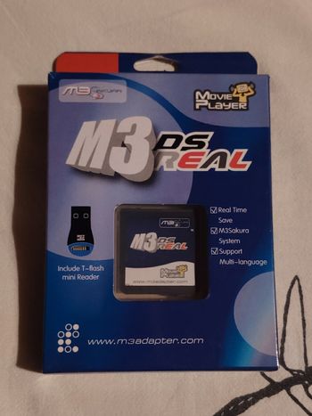 M3 DS Real + Rumble pack avec +120 jeux