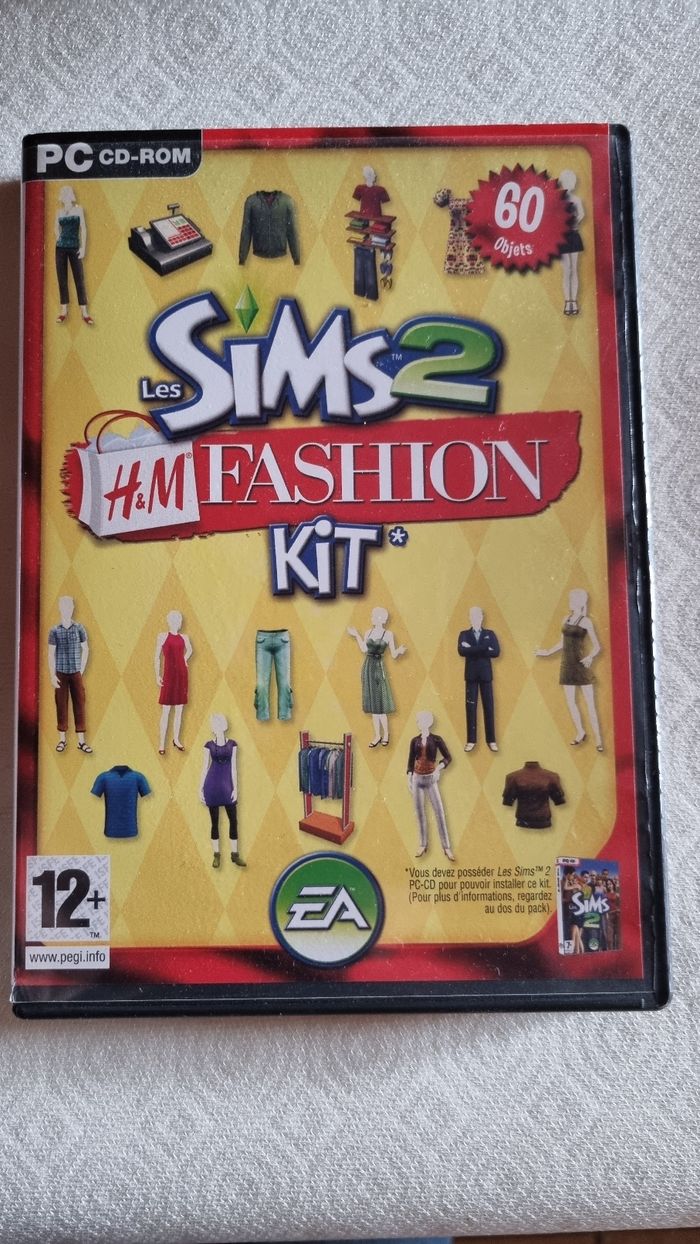 CD Rom PC Les Sims 2 fashion kit
