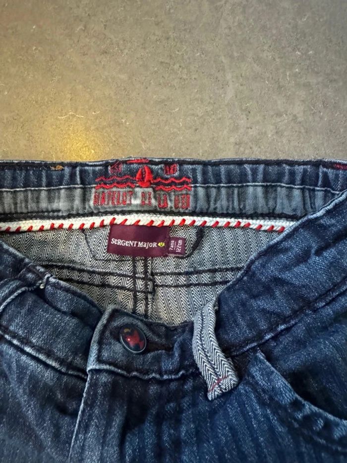 Jean / Pantalon - Sergent Major - Matelot de la mer - Bleu marine - 7 ans - photo numéro 2