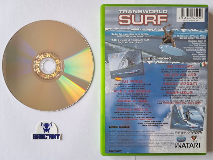 Transworld Surf Microsoft Xbox Original 1ère génération pal - photo numéro 3